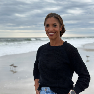 Jennifer Cleek headshot on the beach